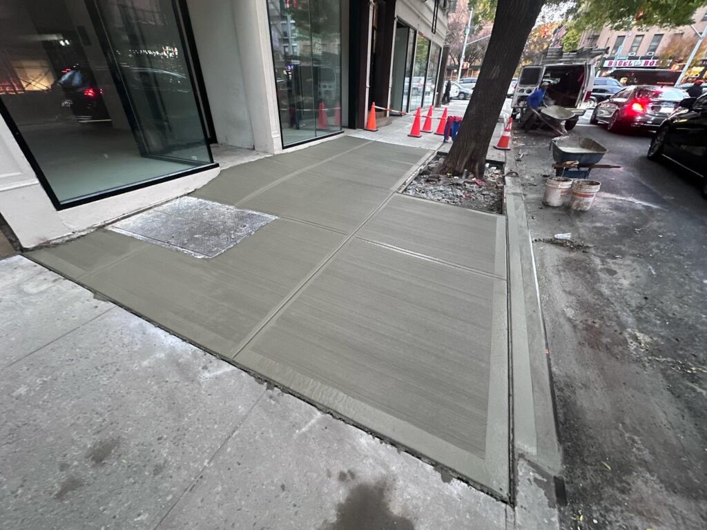 new york sidewalk | sidewalk repair queens | can i lay pavers over concrete